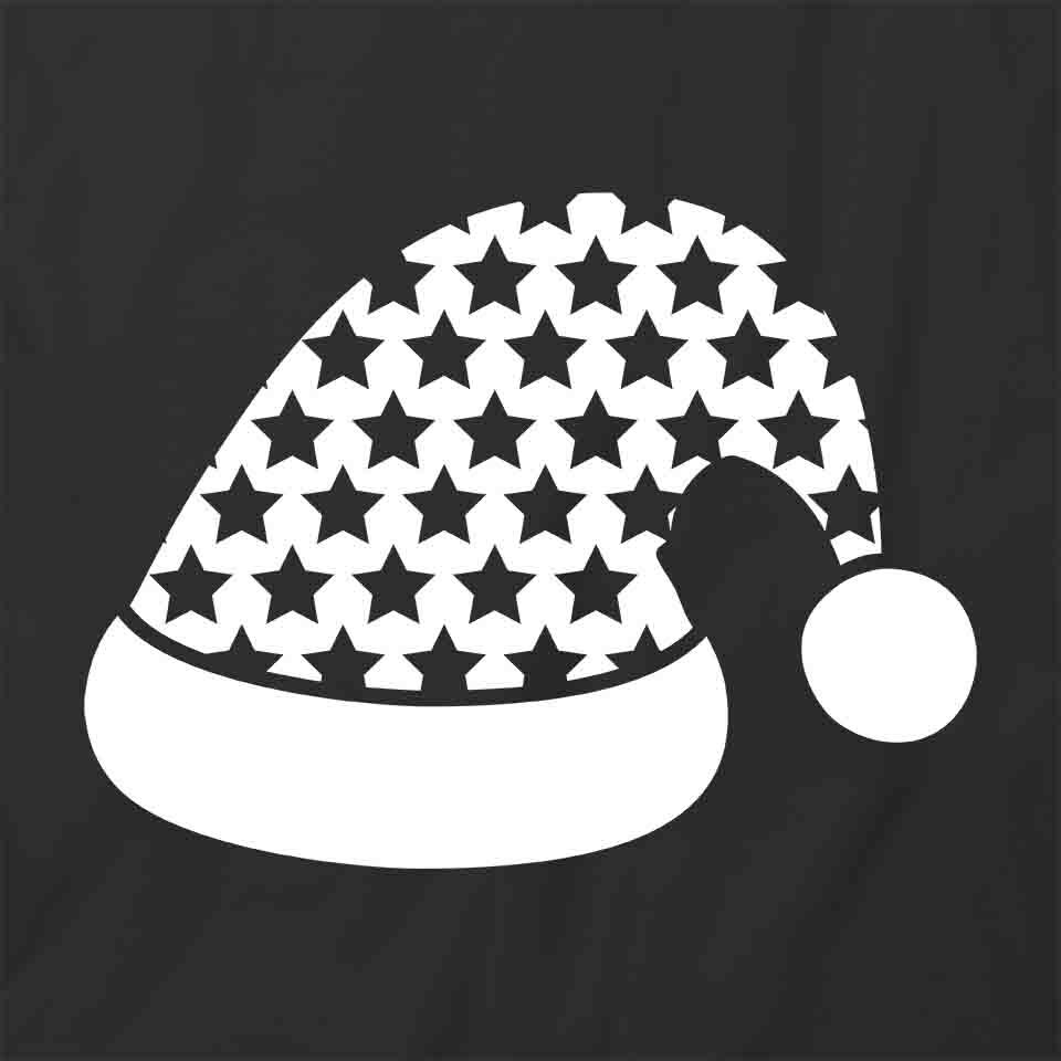 STAR CHRISTMAS HAT TShirt Tee Short-Sleeved Cotton HOLIDAY CLOTHING S1BSA314 gallery