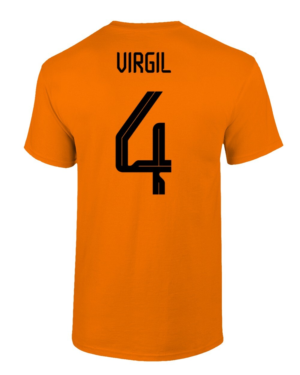 Netherlands Soccer #4 Virgil Van Dijk World Football Adult and Youth T-Shirt gallery
