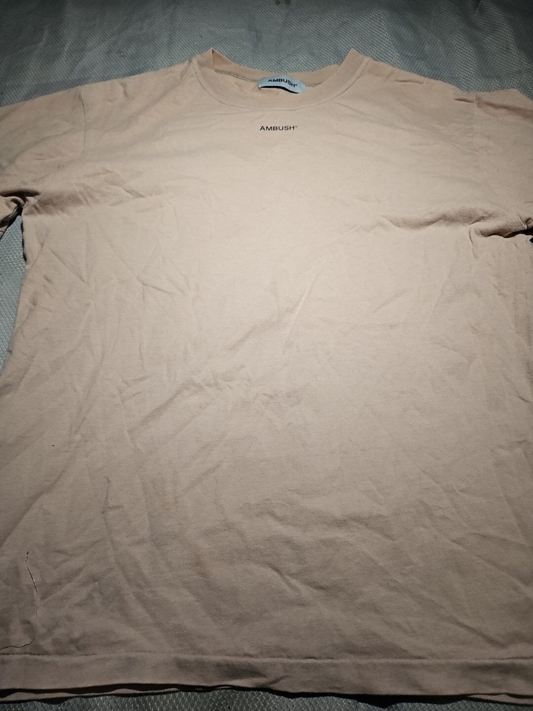 AMBUSH T Shirt Mens Size 3 Pink Graphic Spellout XL Logo Print Cotton Tee Top gallery