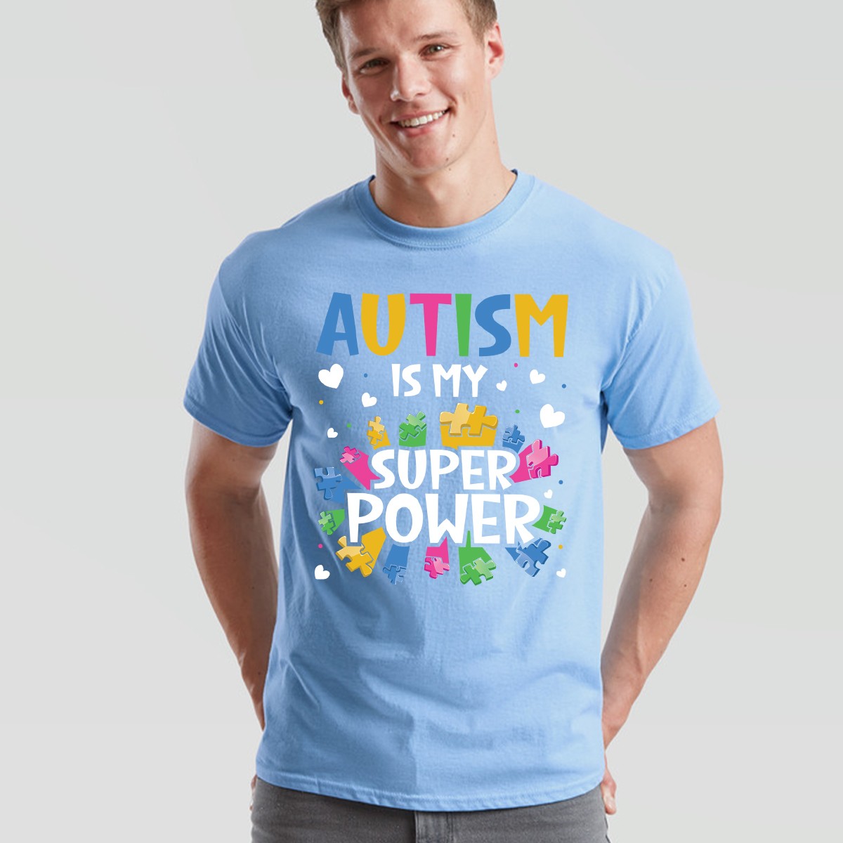 Autism Is My Superpower Autistic Unisex Tshirt gallery
