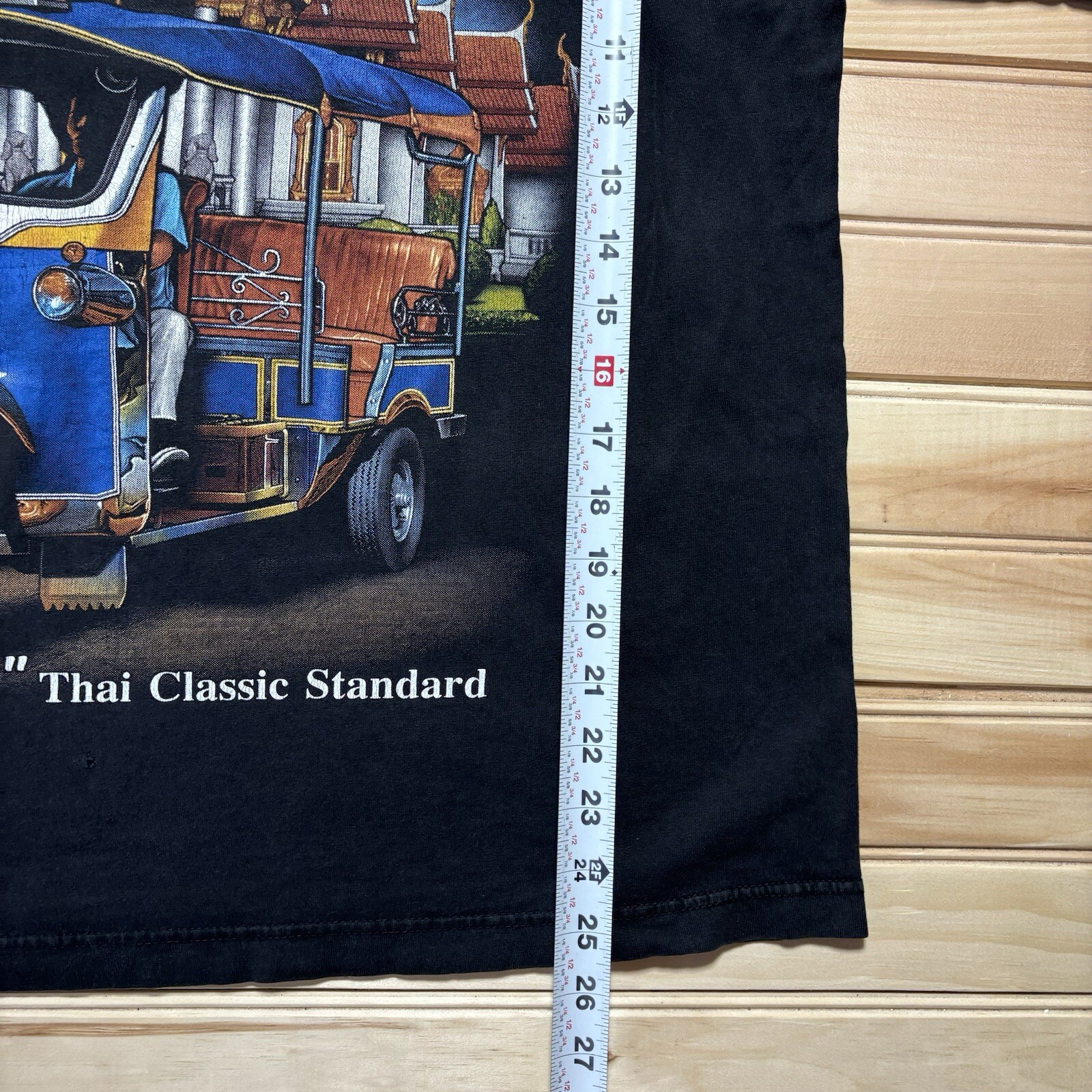 Vintage 90s Thailand Tuk Tuk Thai Classic Standard Car Shirt Size XL gallery