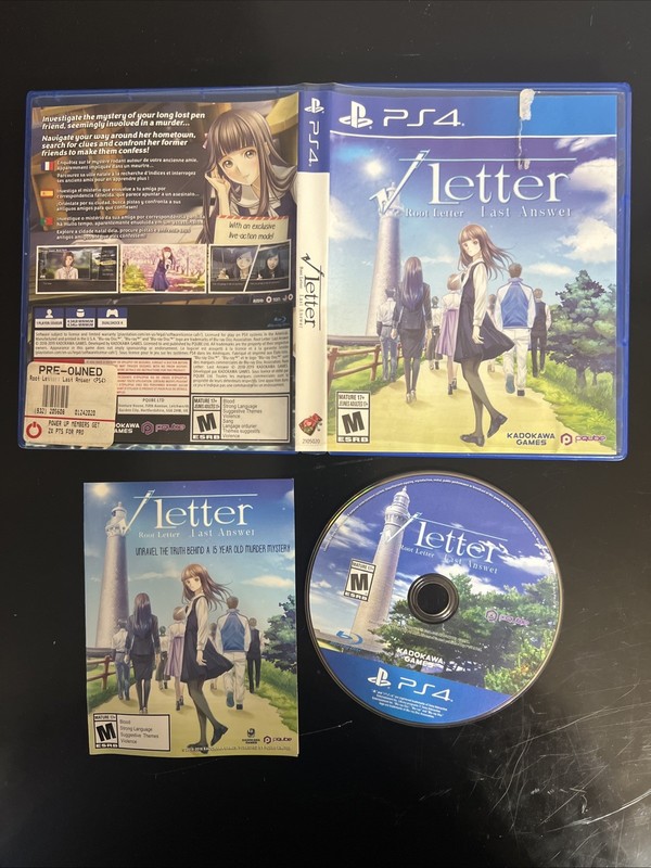 Root Letter: Last Answer – Sony PlayStation 4 – Day One Edition