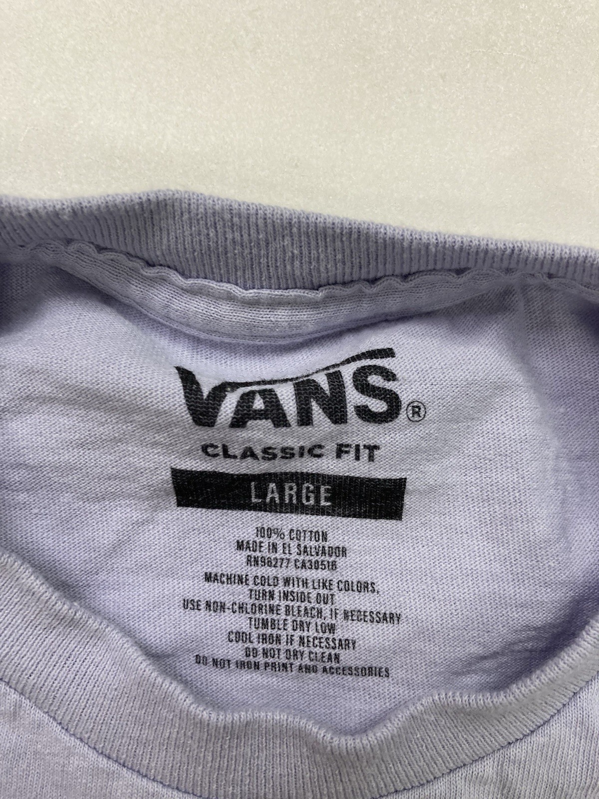 Vans Permanent Resort Art Dept Graphic T-shirt Men Large Purple Short Sleeve gallery