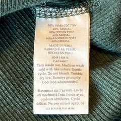 Faherty Cloud Waffle Crew Pullover Relaxed Fit Pima Mens Small S Deep Fern NWT