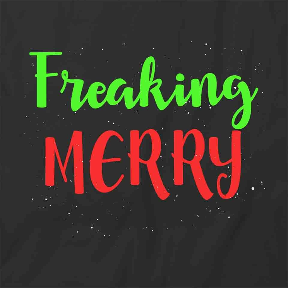 FREAKING MERRY TShirt Tee Short-Sleeved Cotton HOLIDAY CLOTHING S1BSA439 gallery