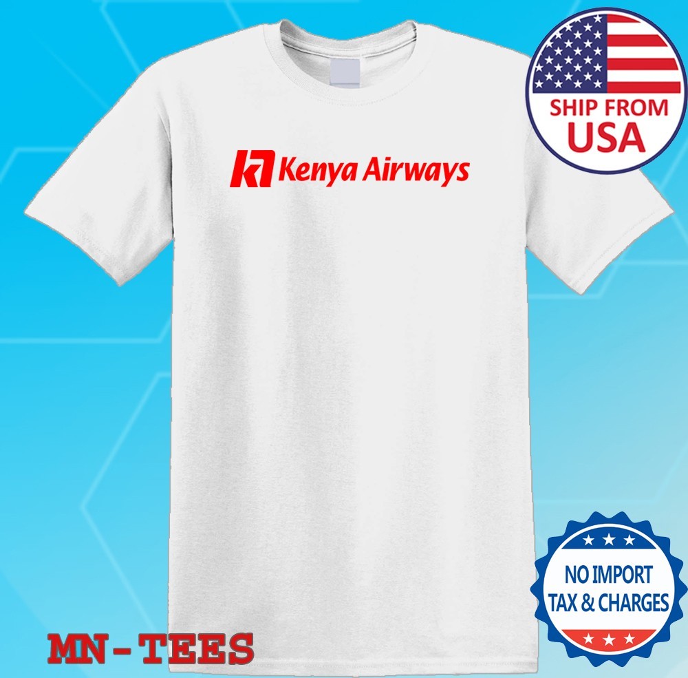 Kenya Airways Retro White Size S-5XL