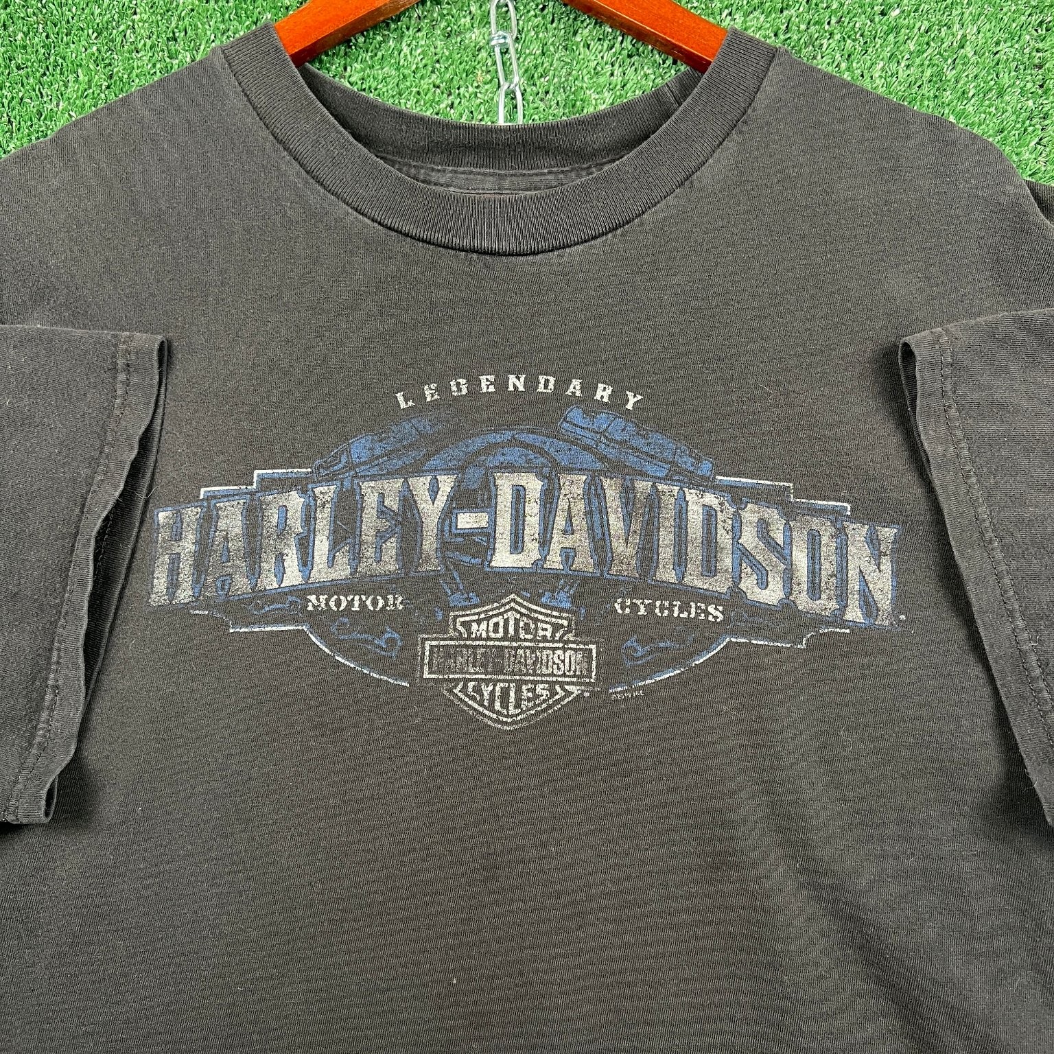 Harley-Davidson T-Shirt Mens 2XL Black Boswells Nashville Eagle Guitar Graphic gallery