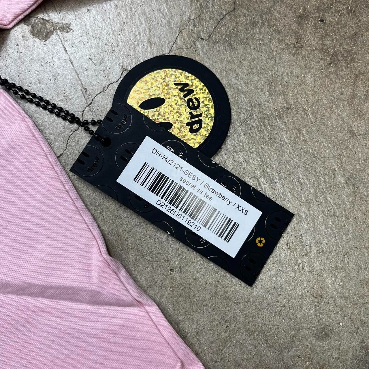 NWT Drew House Secret SS Tee Strawberry Pink Size XXS gallery