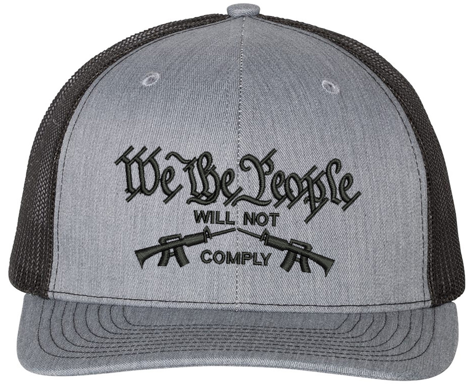 We The People Not Comply 2A Richardson Embroidered One Size Fits All Trucker Hat gallery