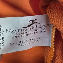 Womens Danceware Orange Motionwear Live Love Dance Infinity T-Shirt Adult Small