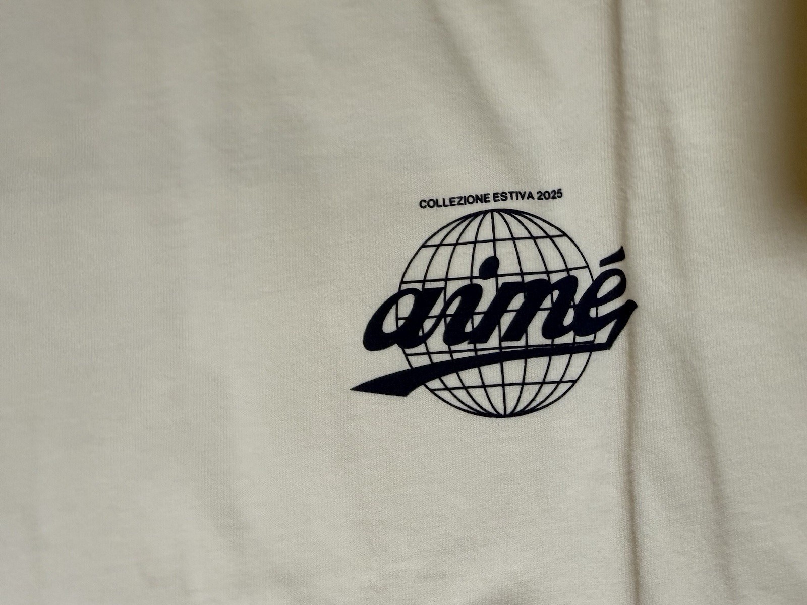 Aime Leon Dore ALD Cycling Logo Tee in Pristine (Cream) Men’s Size XL T-Shirt gallery