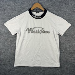 We11done Welldone Cursive Symbol Rhinestone T-shirt White Mens Large RARE