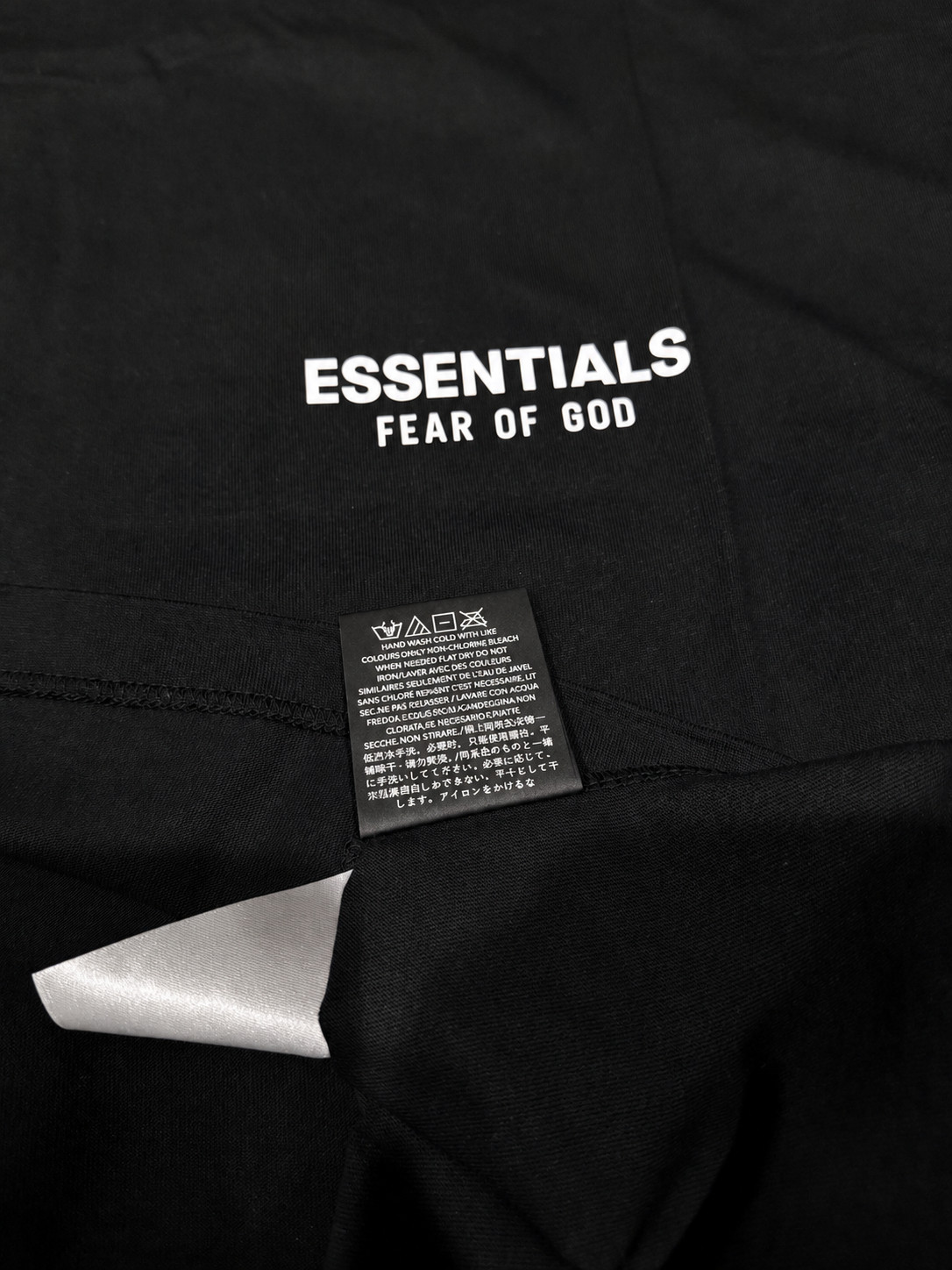 Essentials Fear of God T-Shirt Black 2025 Logo Tee Oversized S-XL New gallery