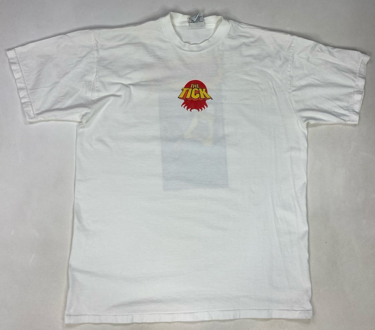 VINTAGE The Tick Spoon 1994 Graphic T-shirt Men XL White TV Cartoon Rare USA 90s gallery