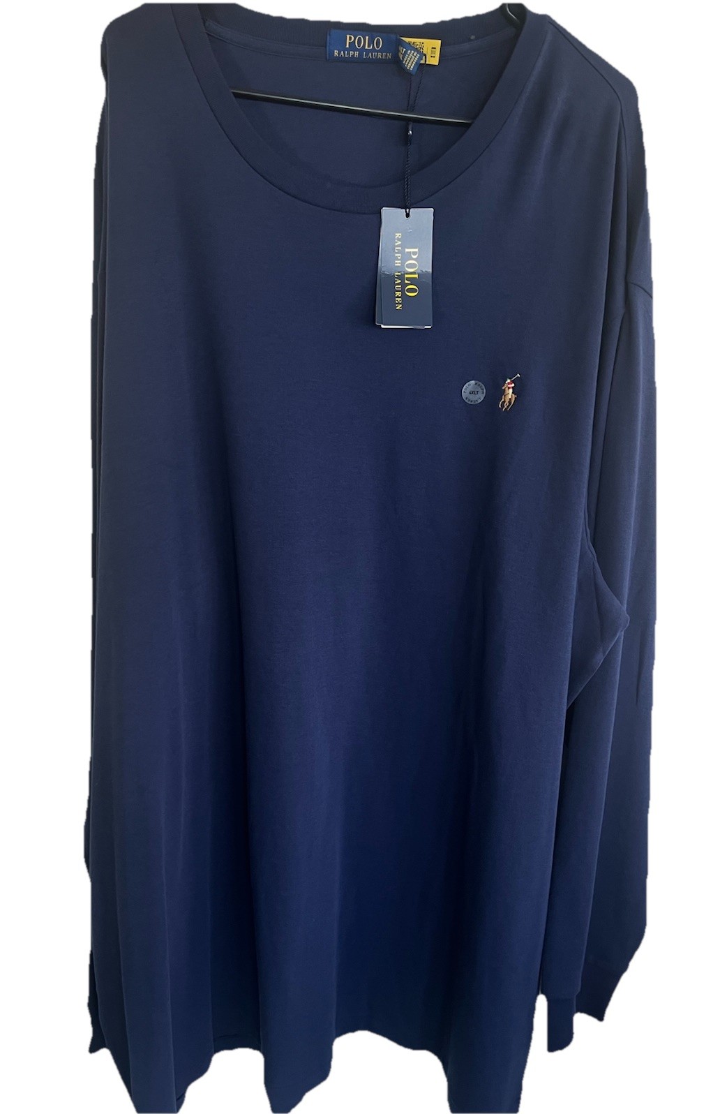 Polo Ralph Lauren Blue Soft Touch Cotton T-shirt 4XLT Mlt Color Pony Lounge Prep gallery