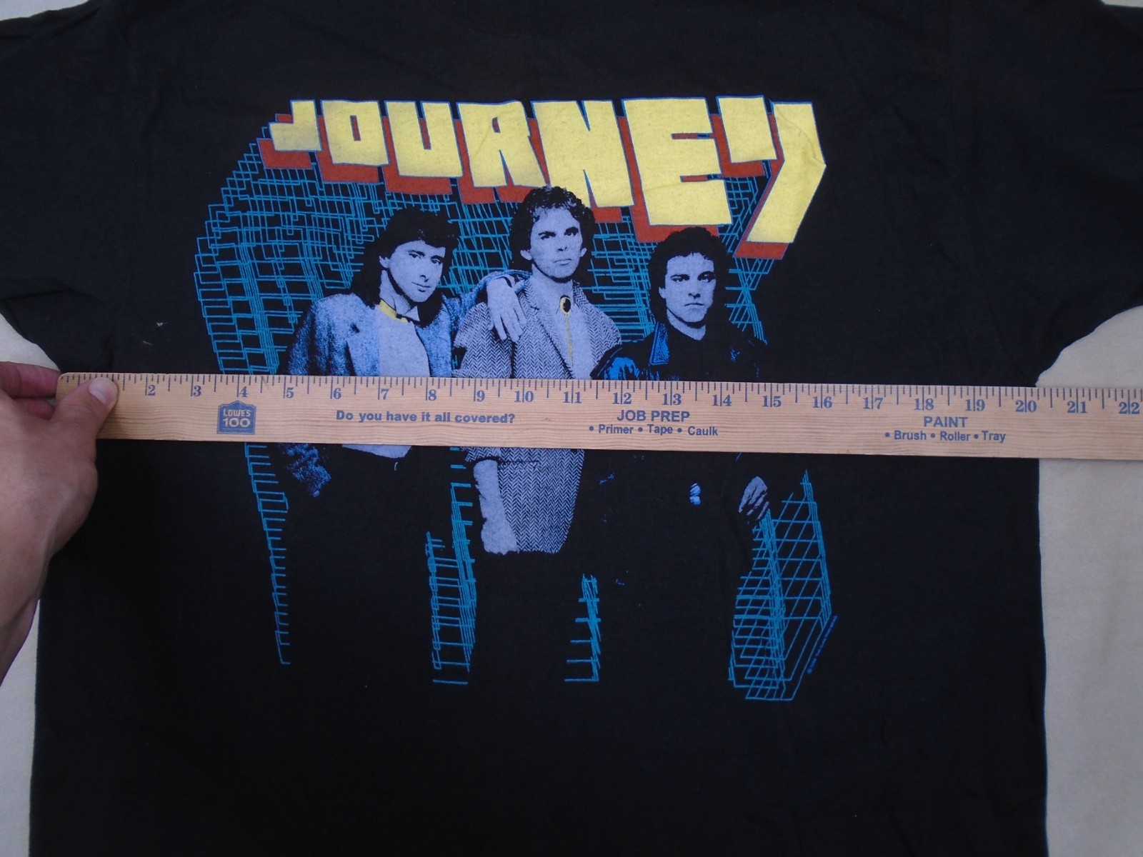 Vintage 1980s Journey Raised on Radio Tour T-Shirt Size XL Single Stitch gallery