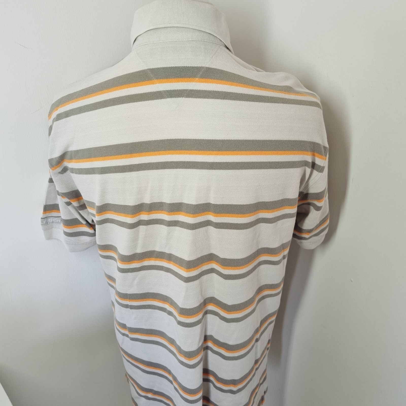 Tommy Hilfiger T-Shirt Men's Large Striped Vintage gallery