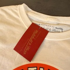 Mitchell Ness Cooperstown Collection T Shirt Mens Large White Baltimore Orioles