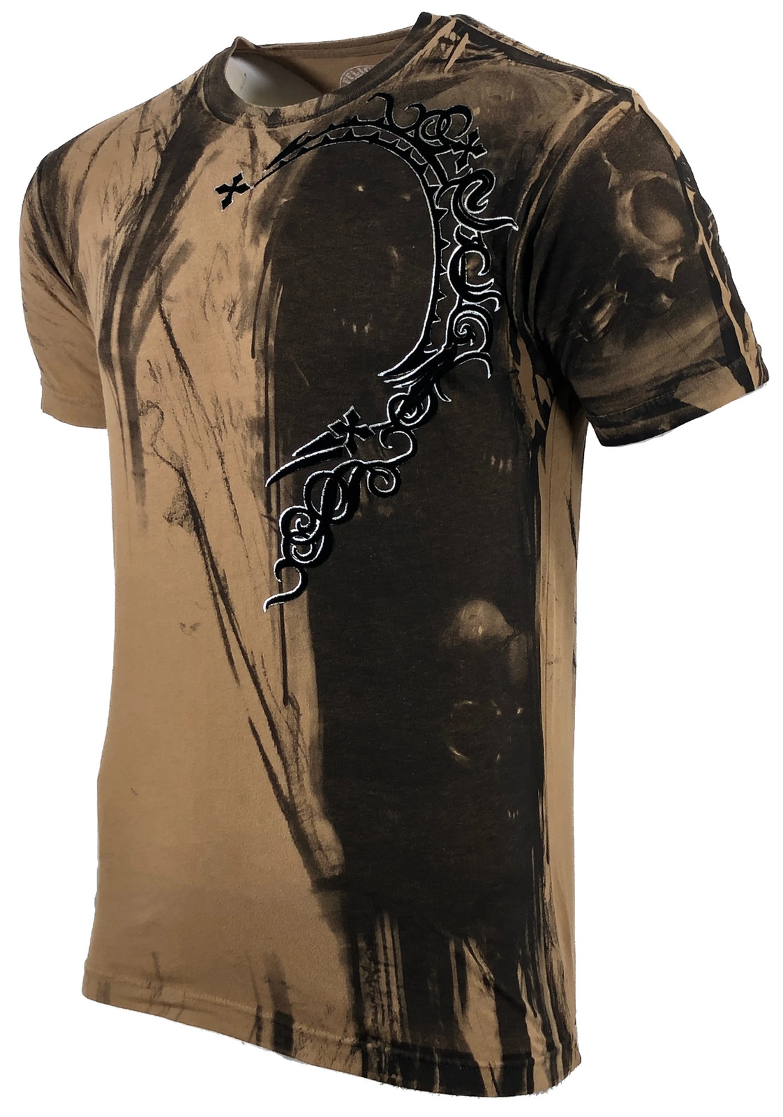 AFFLICTION Men's T-Shirt DARK NIGHT Biker Skulls Tattoo MMA S-5XL gallery
