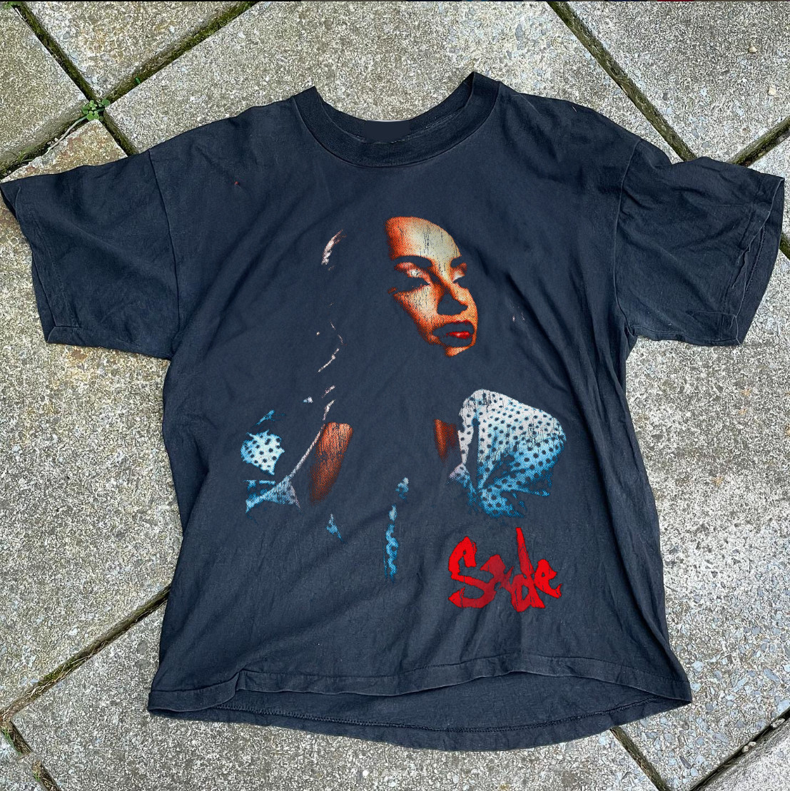 Sade 93 Tour Washed T-Shirt Black L gallery
