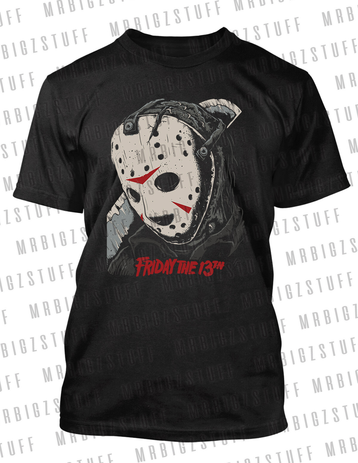 Mens Halloween Night Horror Tee Shirt Jason Graphic Movie Classic T Big Tall gallery