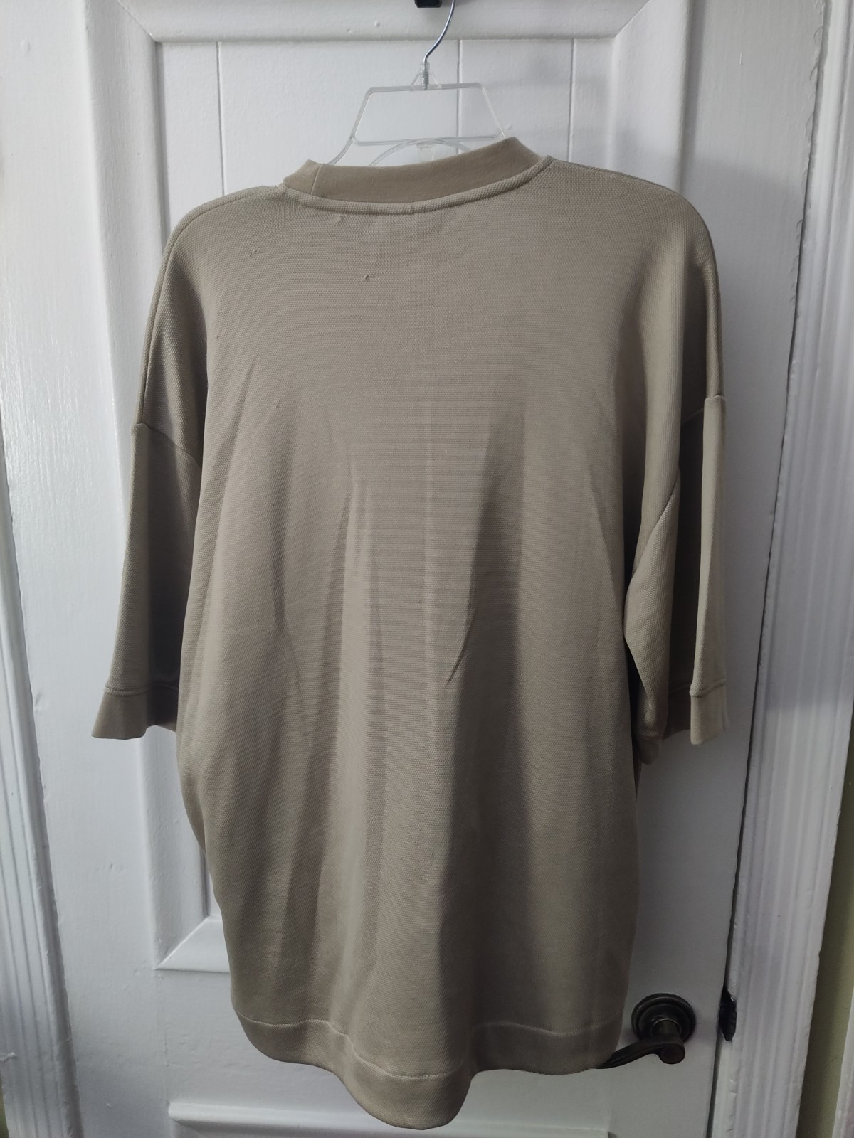 Amongst Others Tan Men's Drop Shoulder Box Fit Large Shirt gallery
