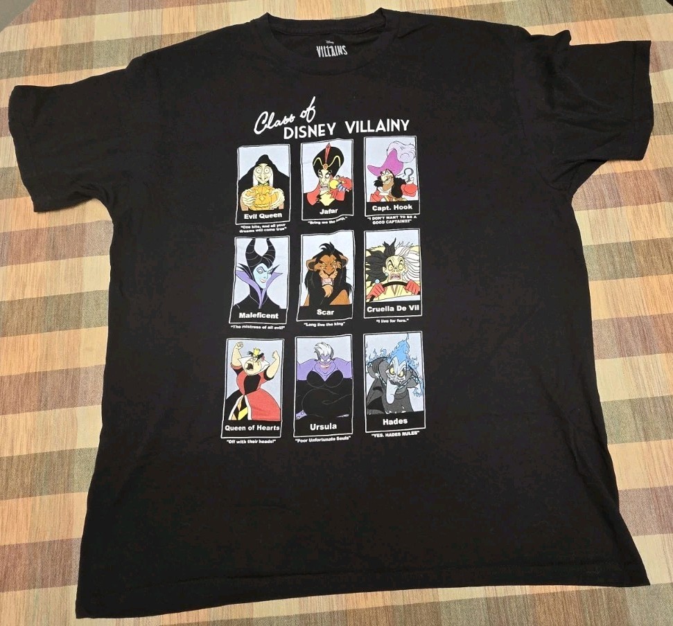 Disney Villains Class Of Disney Villainy Unisex XXL gallery