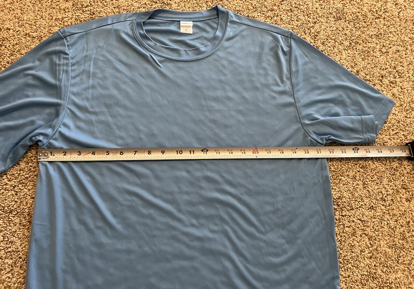 Sport-Tek Adult Short Sleeve T-Shirt Size L Blue gallery