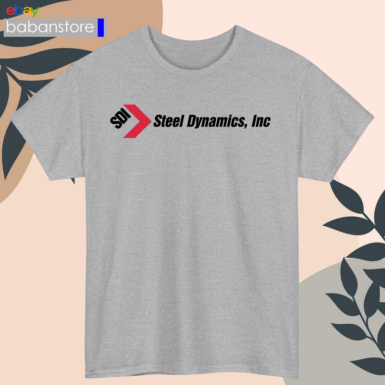 Steel Dynamics Company Logo Black/White/Grey/Navy/Red/Light Blue T-Shirt S-5XL gallery