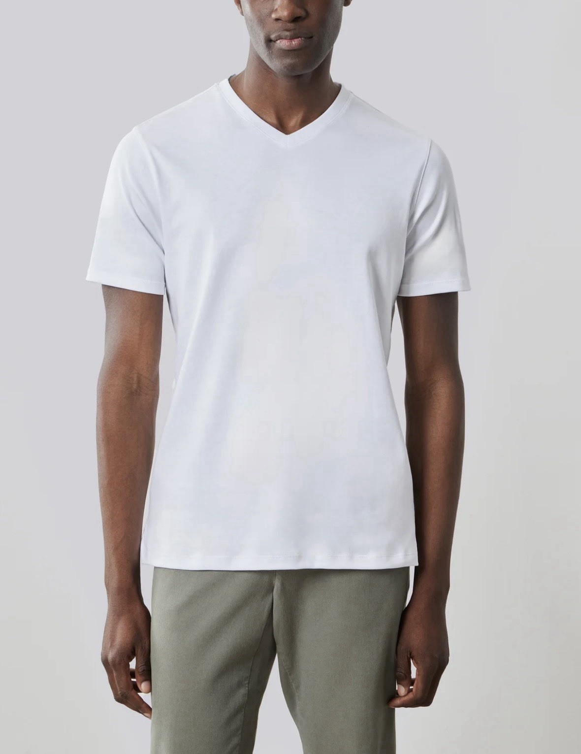 NWT Sz XL Robert Barakett Mens V Neck Tee Shirt Luxurious Soft Pima Cotton gallery