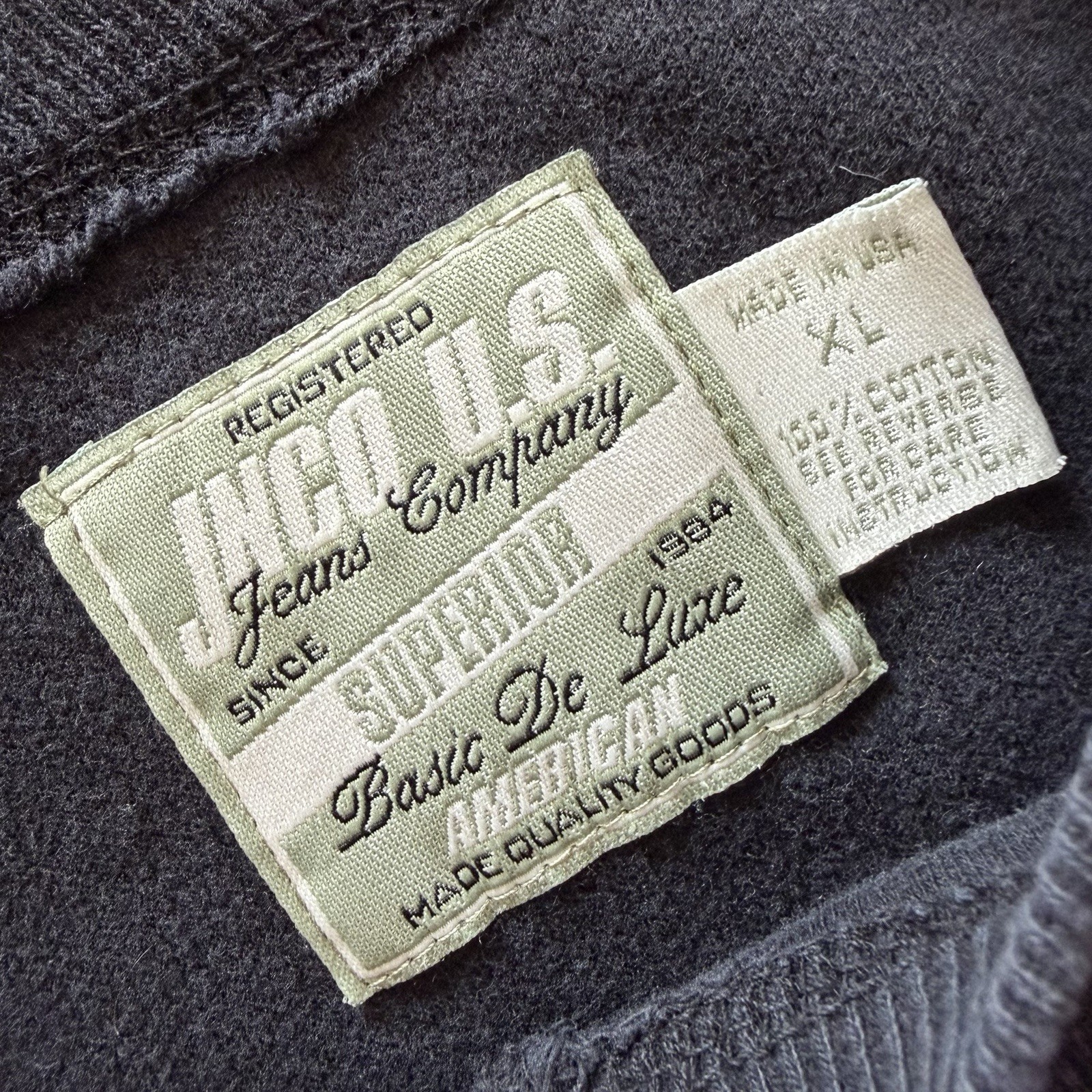 Vintage Mens XL Black JNCO Denim Company Embroidered Longsleeve Thermal Shirt gallery