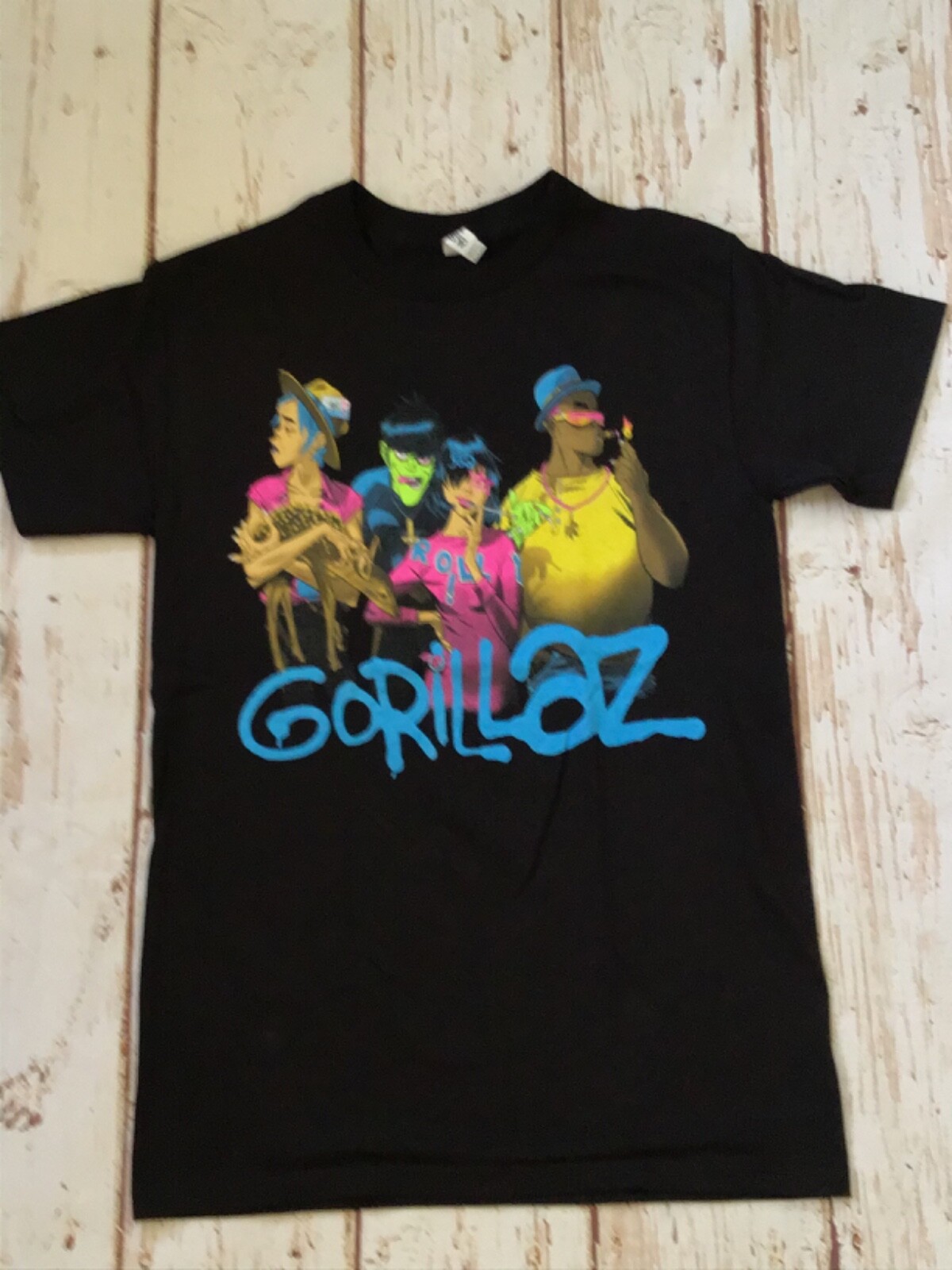 NEW- GORILLAZ - Colorful logo T-SHIRT gallery