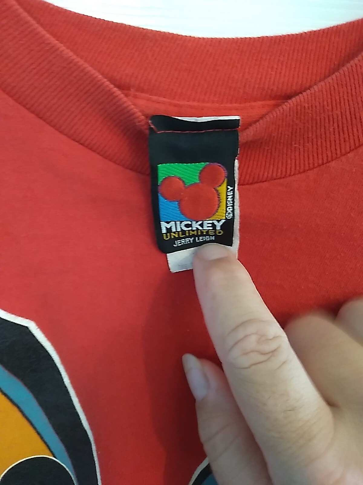 VINTAGE Mickey Unlimited Single Stitch T-Shirt One Size Fits All 90s Made in USA gallery