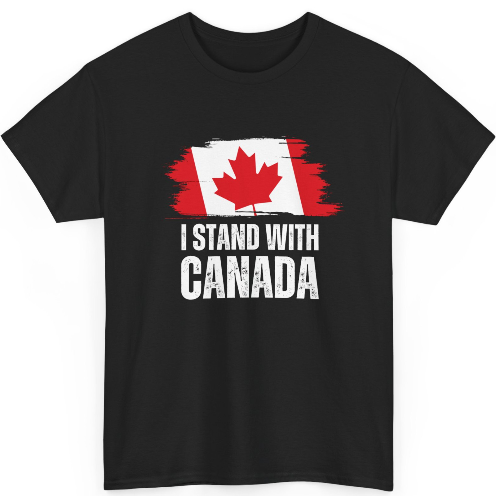 I Stand With Canada America Canadian USA Flag Unisex T-Shirt gallery