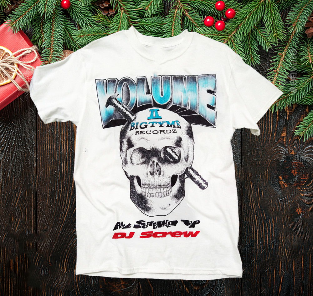 Collection Dj Screw Merry Christmas Gift For Fan S to 5XL White T-Shirt TMB1821