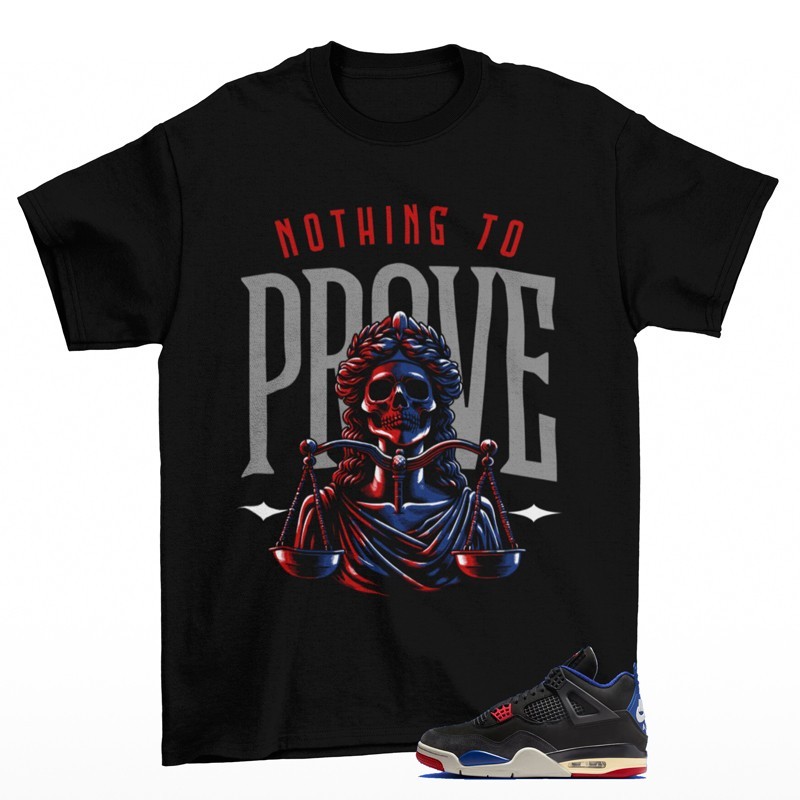 Proof Sneaker Shirt Black to Match Jordan 4 Retro Rare Air FV5029-003