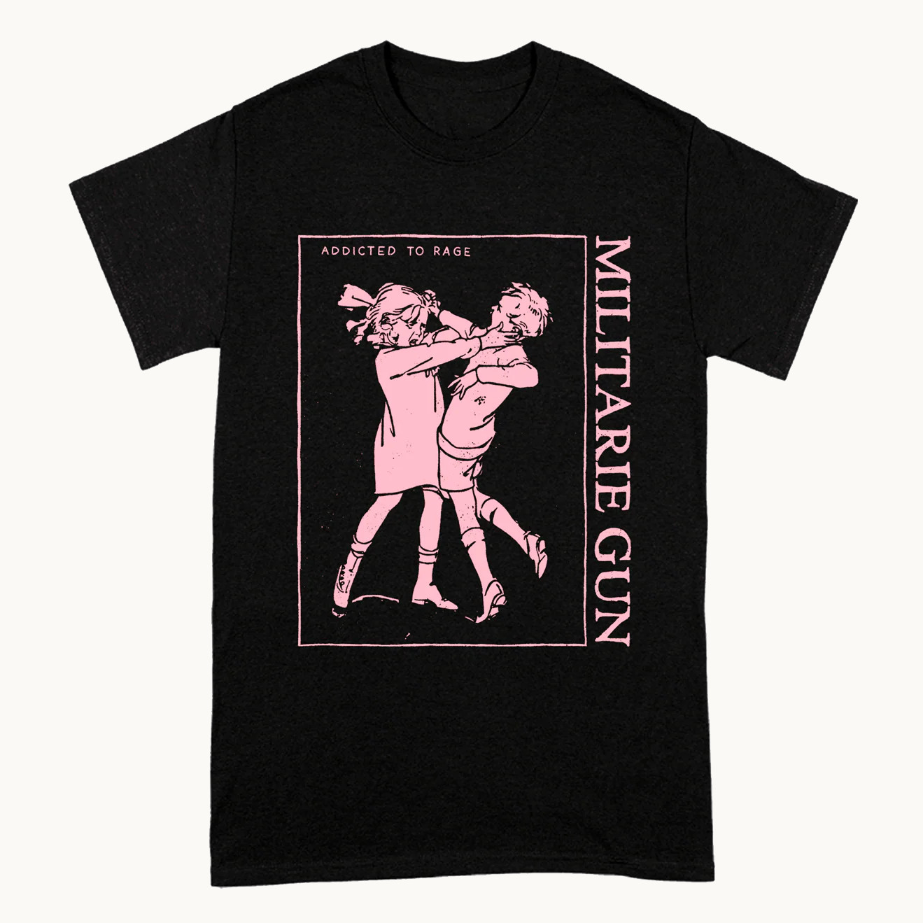Addicted To Rage MILITARIE GUN Band T Shirt Black Unisex S-5XL IM0922 gallery