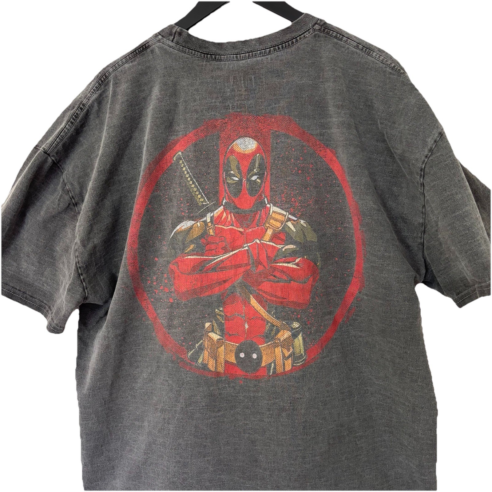 Marvel Deadpool x Goat Crew T-shirt Men XL Oversized Heavyweight Vintage Black gallery