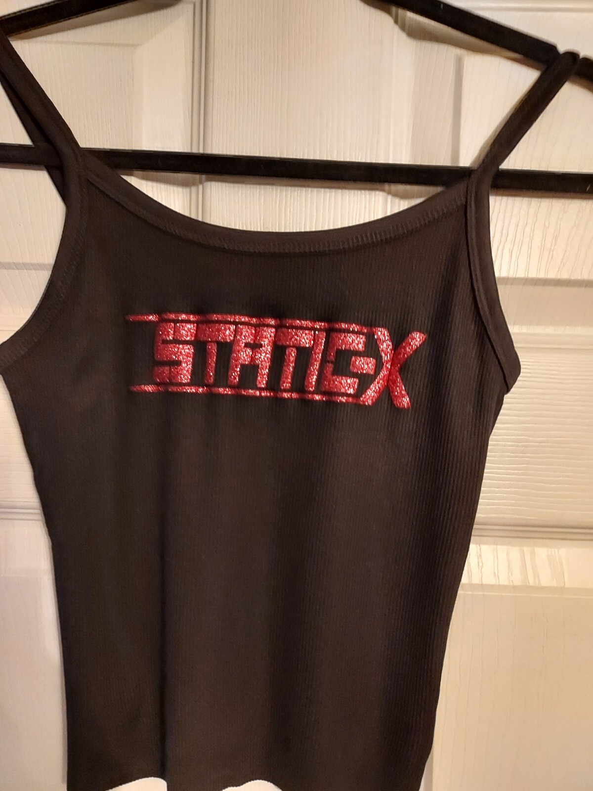 Static x crop top static x tank top static x shirt any size avail xs to xl gallery