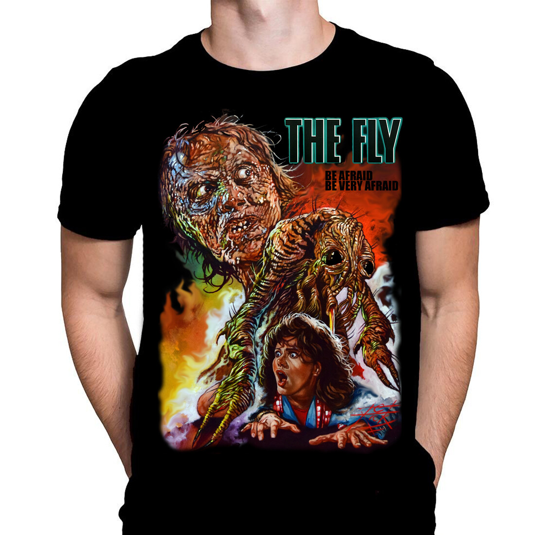 The Fly - Horror Movie Art by Rick Melton - T-Shirt gallery