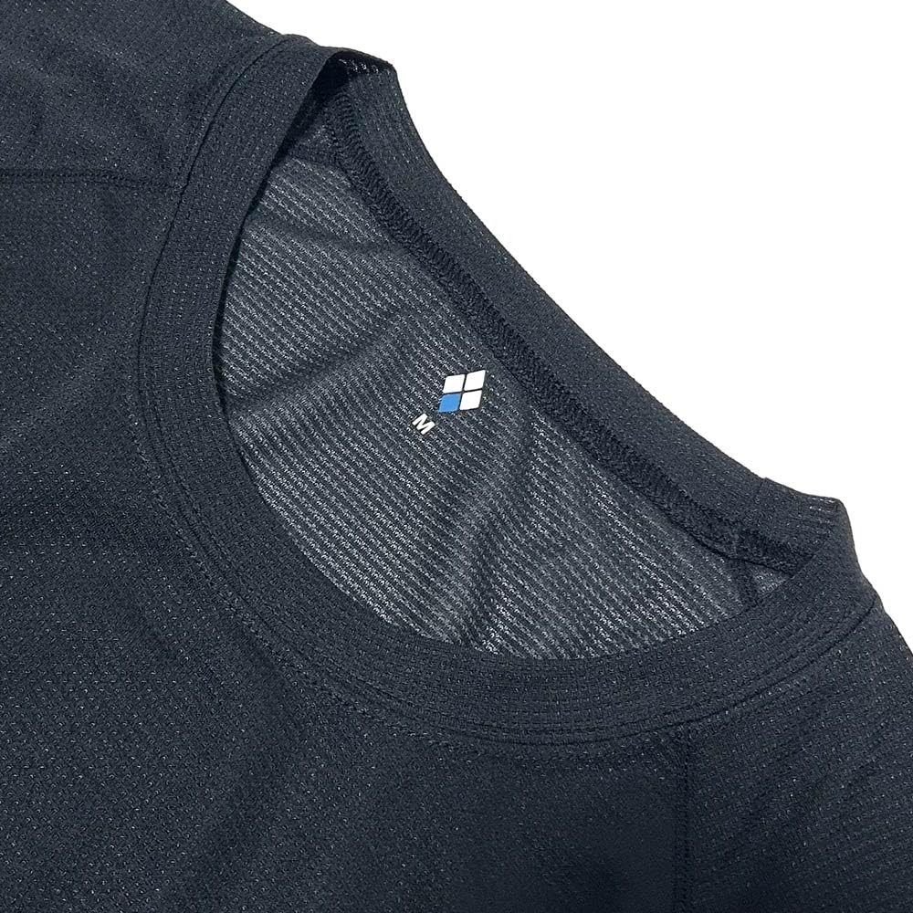 Mont-bell Geoline Cool Mesh Round Neck T-Shirt 1107750 Black BK Size L gallery