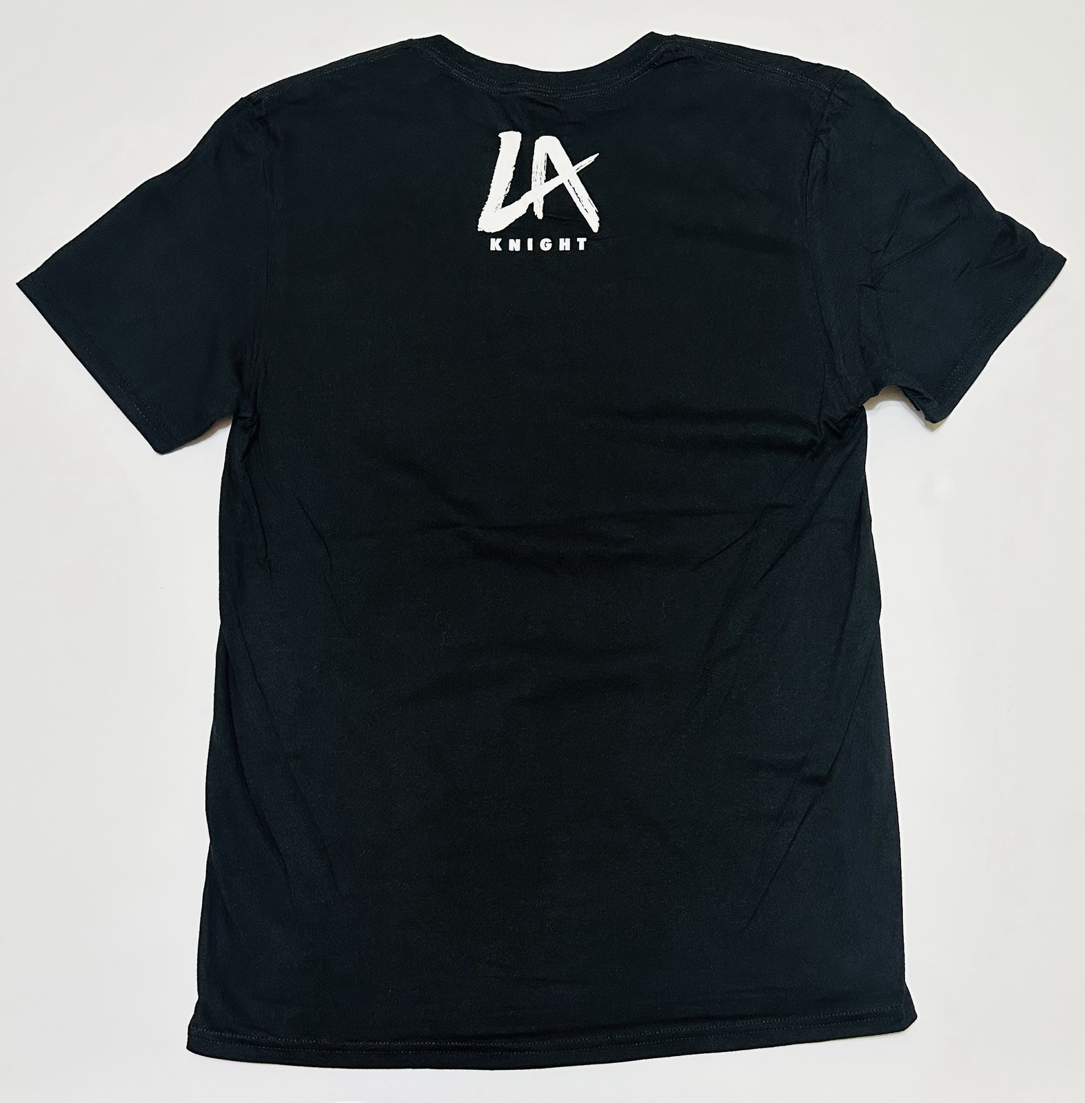WWE Authentic LA Knight Let Me Talk To Ya! Wrestling Graphic Mens Black M Shirt gallery