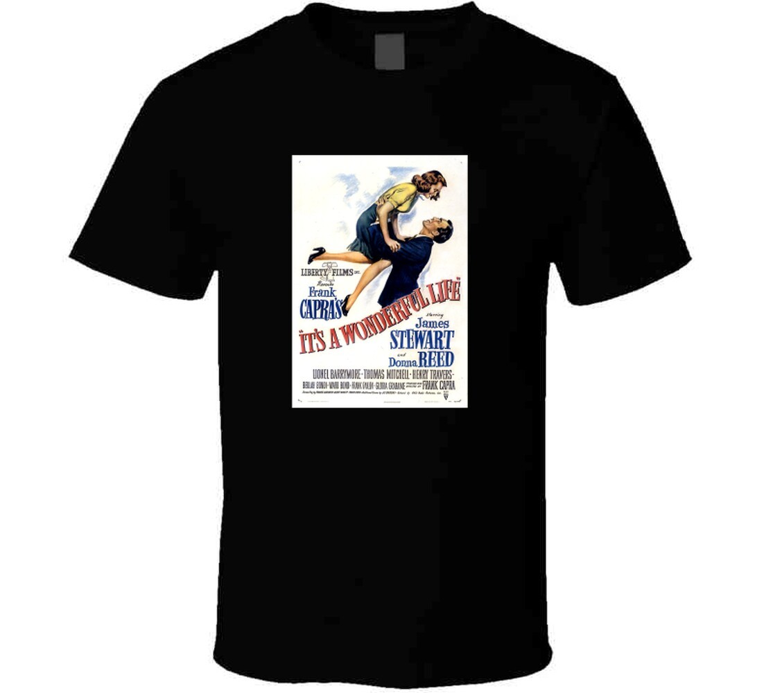 It's A Wonderful Life Tee Classic Holiday Christmas Movie T Shirt gallery