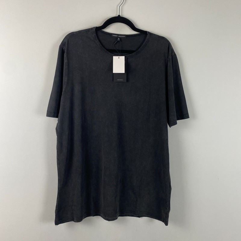 Robert Barakett Kentville Short Sleeve Crewneck T-Shirt Size XL Washed Black