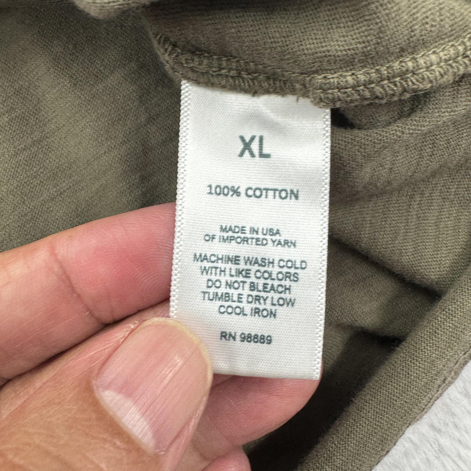 Todd Snyder Shirt Mens XL Olive Green Pocket Tee Homespun Jersey Made USA Casual gallery