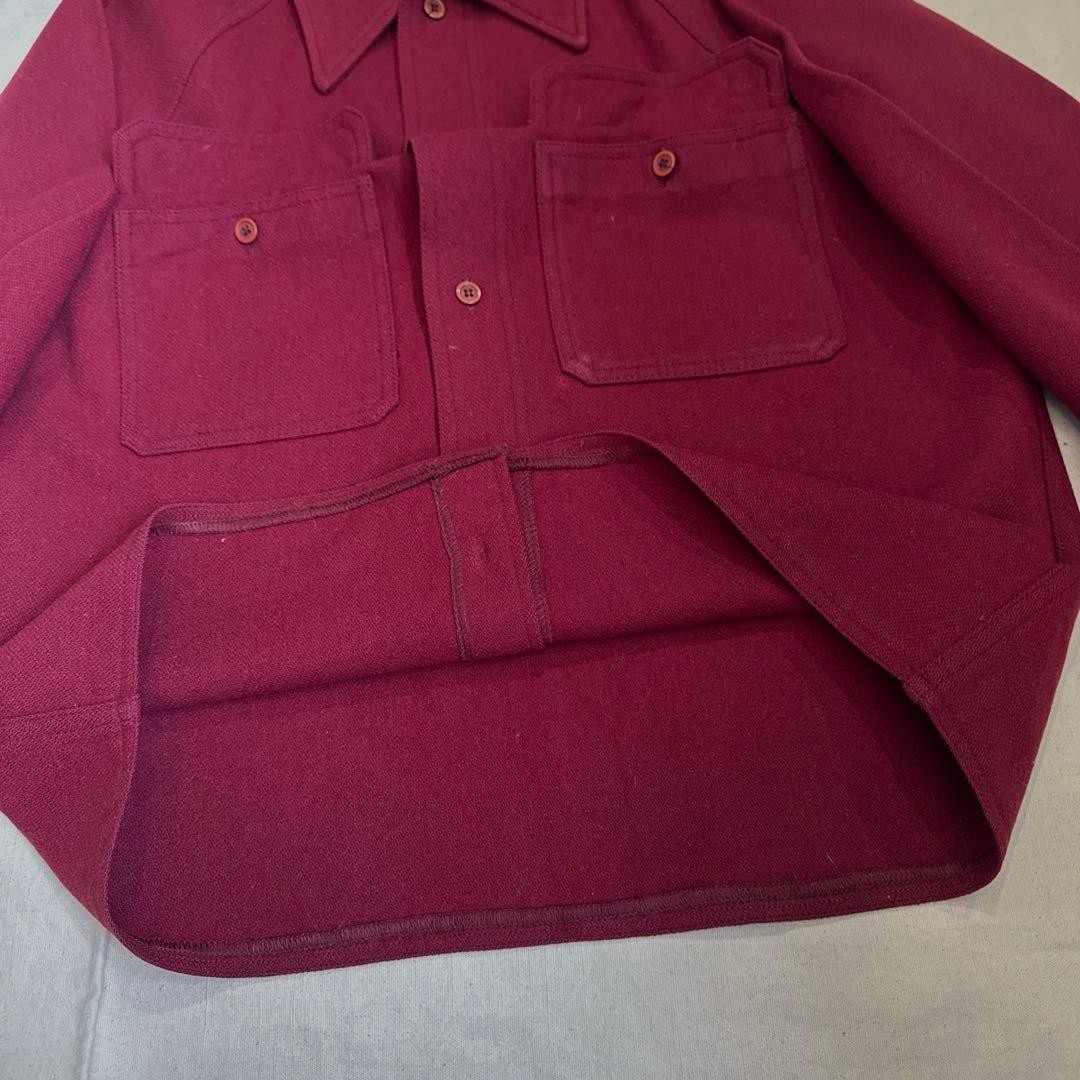 Wool Shirt Us Old Clothes Raglan M Short Length Men Filson Vintage gallery