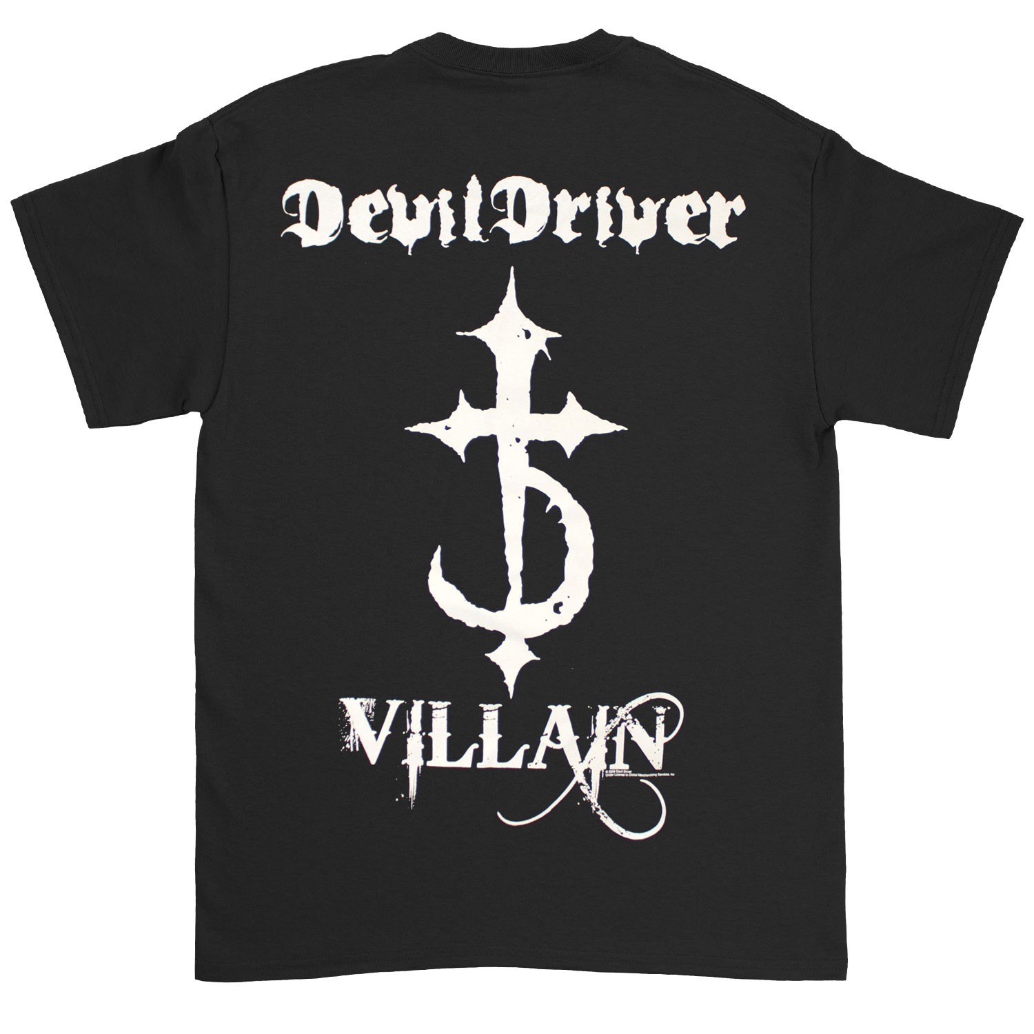 Men's Devil Driver Crew T-shirt Small Black gallery