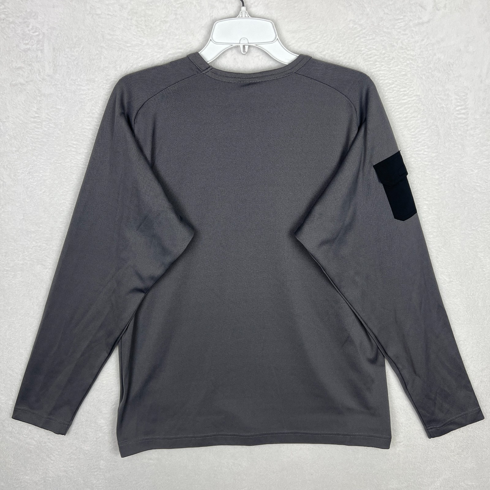 Nike ACG Long Sleeve Shirt Mens Medium Gray Pocket Cargo V Neck gallery