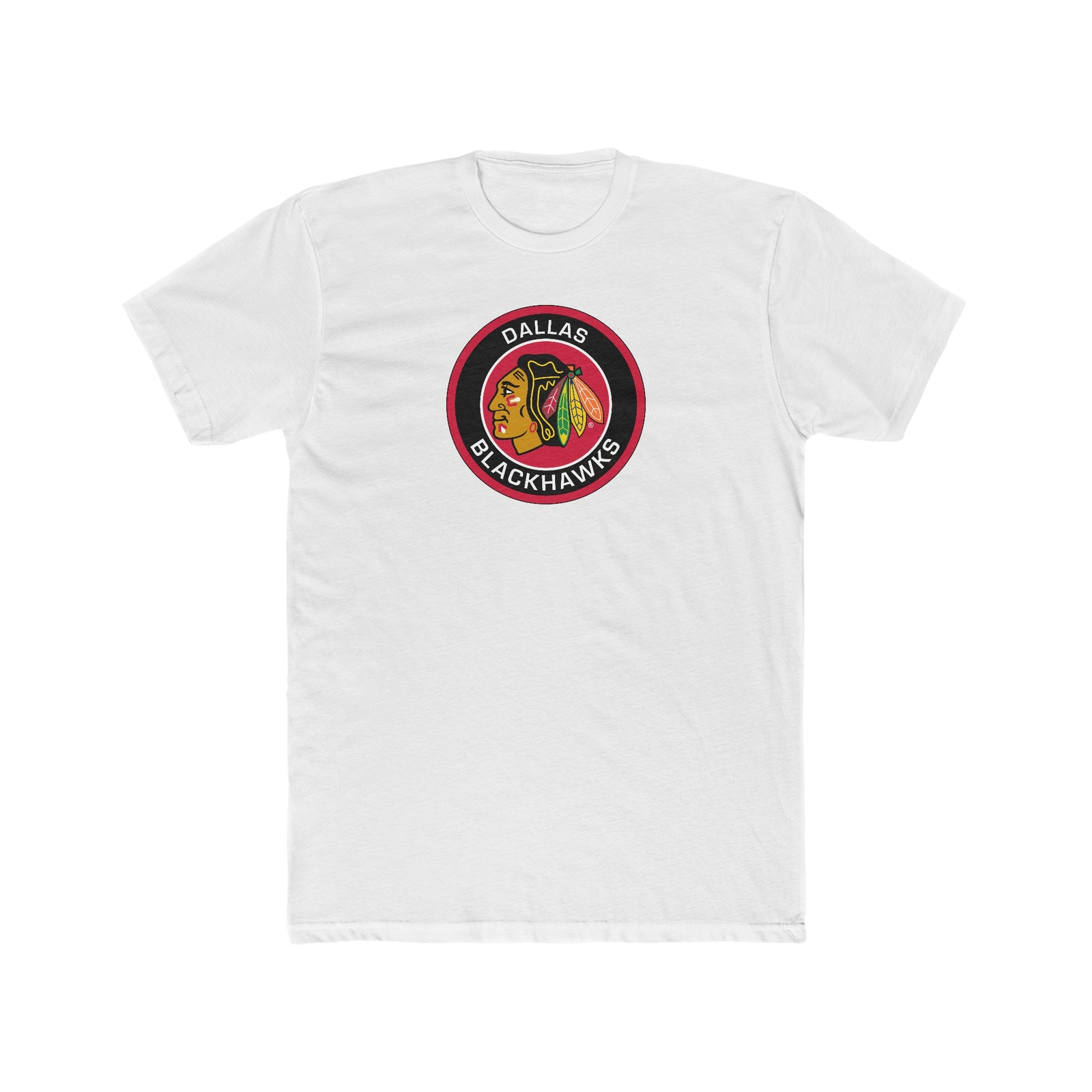 Dallas Blackhawks Hockey Next Level 3600 Men’s Cotton Crew Tee
