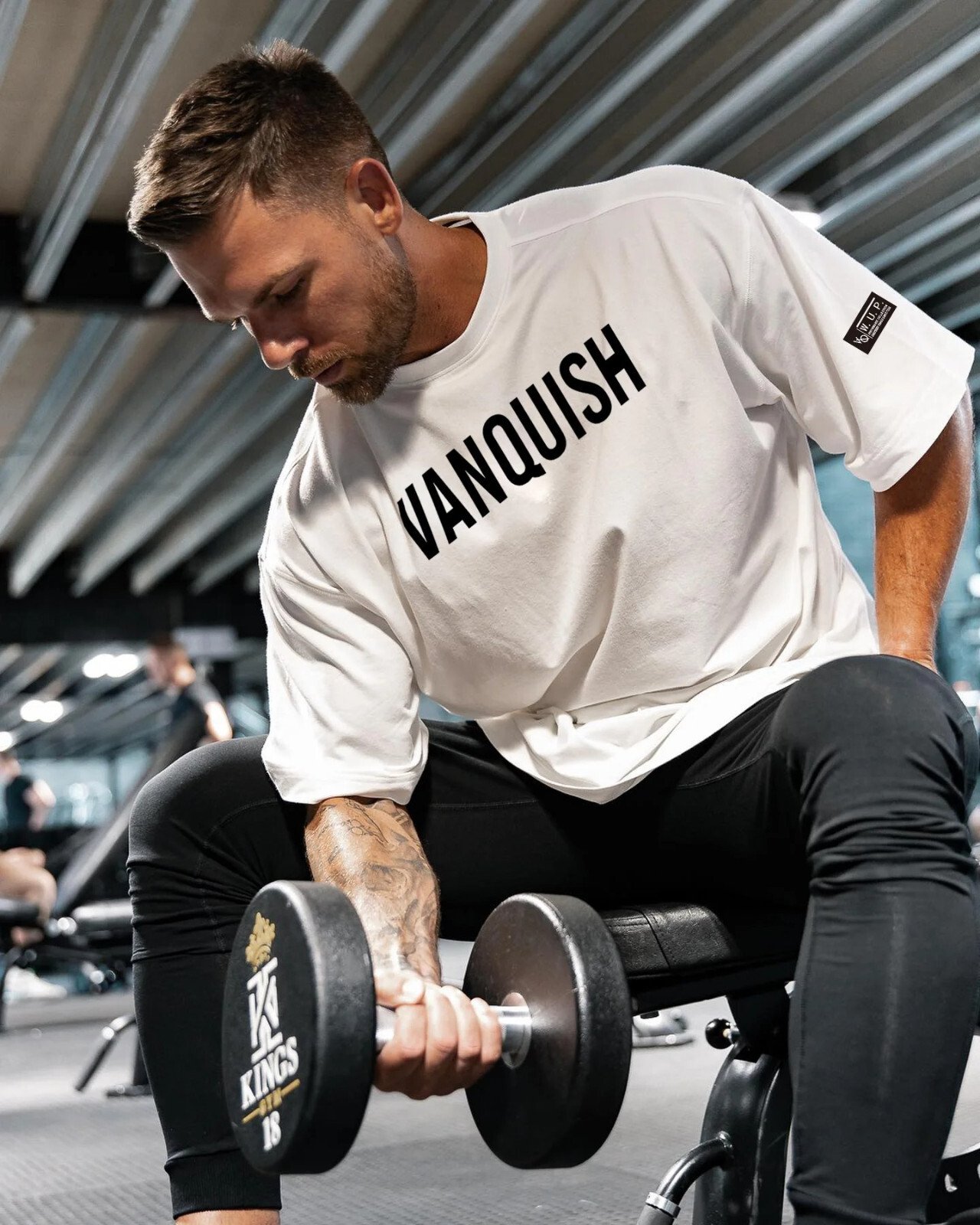 Men's Cotton Round Neck Oversized Gym T-shirt Loose Fit And Comfortable Clothing gallery